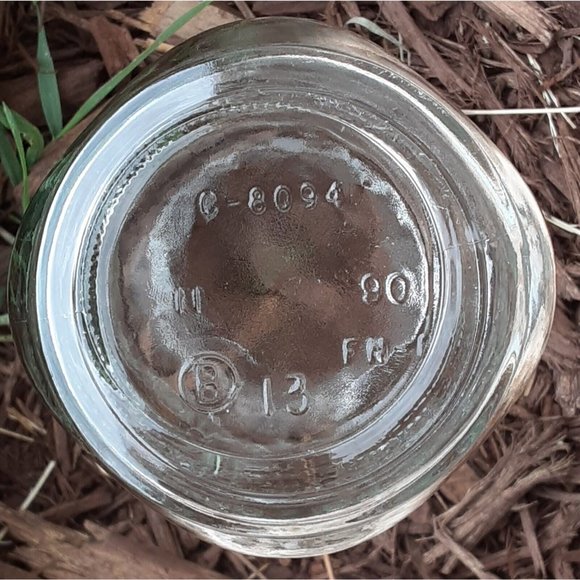 Classico Atlas Mason Jar Square 20 oz Clear Glass Dry Kitchen Craft Room Storage - Picture 10 of 12